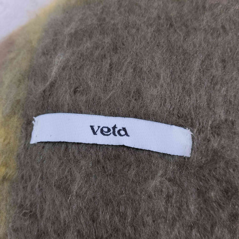 veta Shaggy stole check メンズ