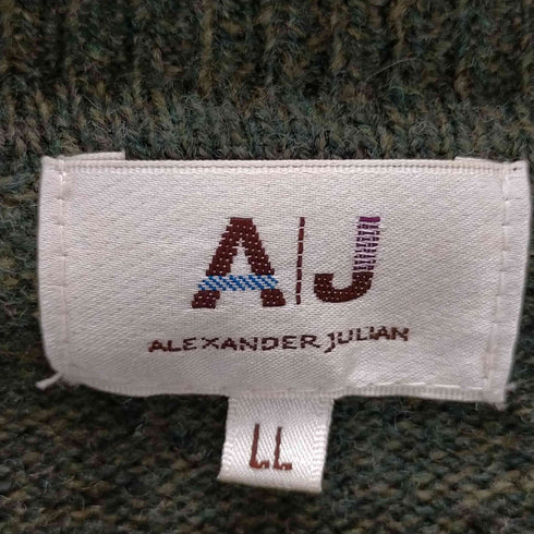 アレキサンダージュリアン ALEXANDER JULIAN デザインニット メンズ LL
