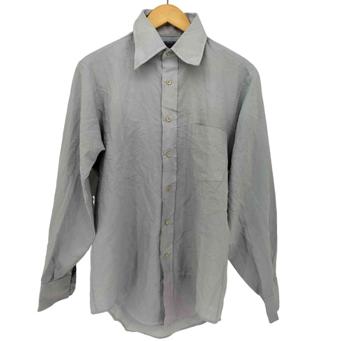マンハッタン Manhattan CREPE DE CHINE 70s vintage 襟芯 レギュラーカラーシャツ メンズ 15
