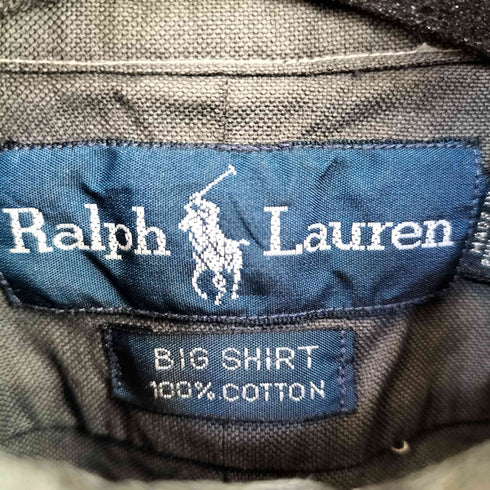 ラルフローレン RALPH LAUREN BIG SHIRT フロントポニー刺繍 BDシャツ メンズ import:XL