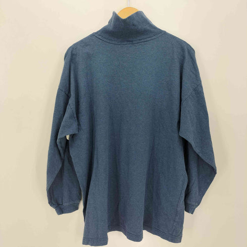 THE SWEATER SHOP 英国製 コットンポリ ハイネックカットソー メンズ import:L