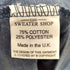 THE SWEATER SHOP 英国製 コットンポリ ハイネックカットソー メンズ import:L