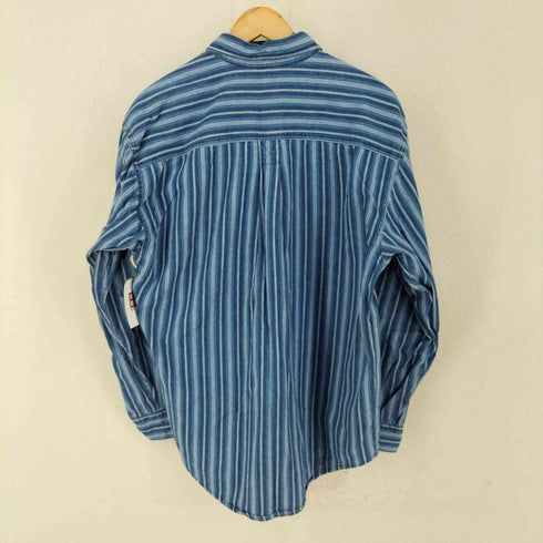 エルエルビーン L.L.Bean USA製 ストライプ柄BDシャツ メンズ import:M