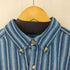 エルエルビーン L.L.Bean USA製 ストライプ柄BDシャツ メンズ import:M