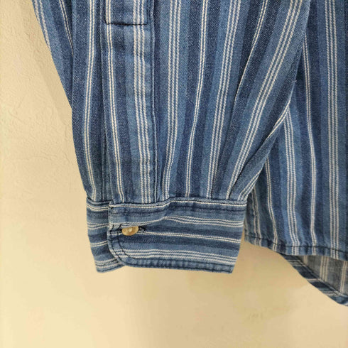 エルエルビーン L.L.Bean USA製 ストライプ柄BDシャツ メンズ import:M