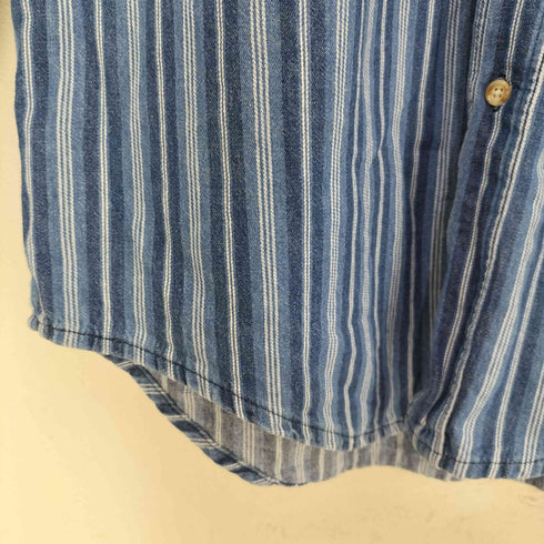 エルエルビーン L.L.Bean USA製 ストライプ柄BDシャツ メンズ import:M