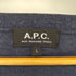 アーペーセー A.P.C. コットンリネン ニットカーディガン メンズ import:L