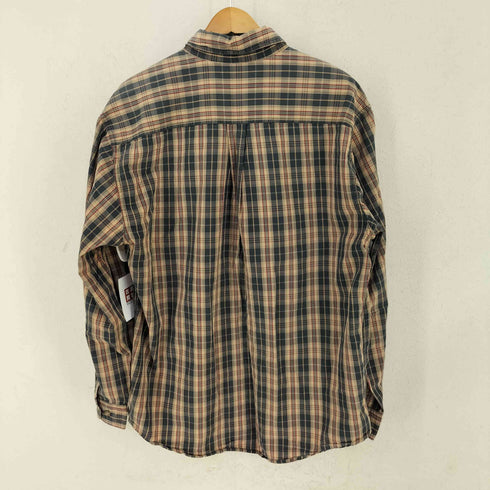 カーハート Carhartt フロントロゴ刺繍 チェック柄BDシャツ メンズ import:L