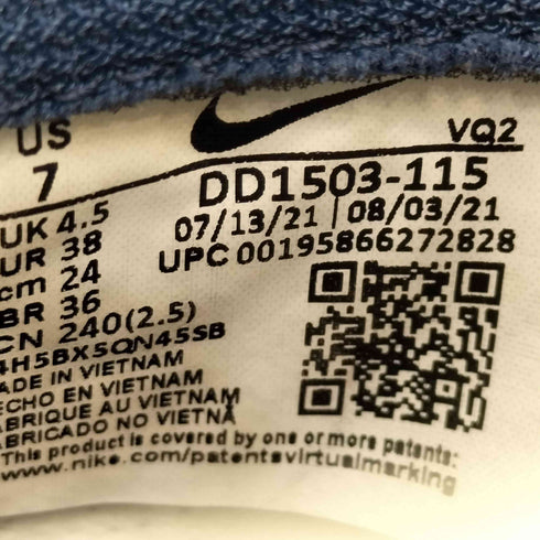 ナイキ NIKE WMNS DUNK LOW WHITE MIDNIGHT NAVY レディース JPN:24