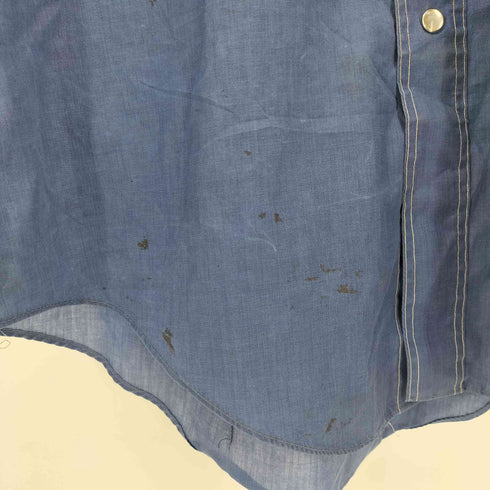 シアーズ Sears 70s ウエスタン S/Sシャツ 半袖 メンズ 16-16 1/2