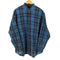ガント GANT INDIGO COTTON チェック柄BDシャツ メンズ L/G