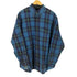ガント GANT INDIGO COTTON チェック柄BDシャツ メンズ L/G