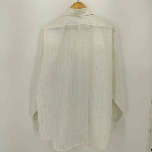 アロー ARROW Paddock club 70s vintage 襟芯 ストライプ レギュラーカラーシャツ メンズ 17 35
