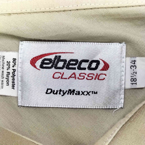 elbeco CLASSIC DutyMaxx 80-90s ワークシャツ メンズ 18 1/2
