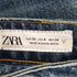 ザラ ZARA RELAXED MID-WAIST RHINESTONE JEANS ラインストーンデニム レディース 32