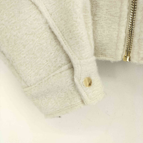 ザラ ZARA ブークレショートジャケット レディース import:S