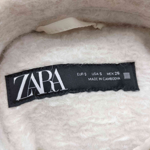 ザラ ZARA ブークレショートジャケット レディース import:S