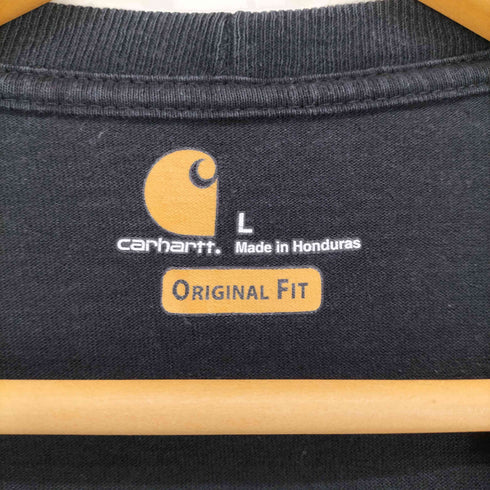 カーハート Carhartt スリーブロゴプリント クルーネック 長袖Tシャツ カットソー メンズ JPN:L