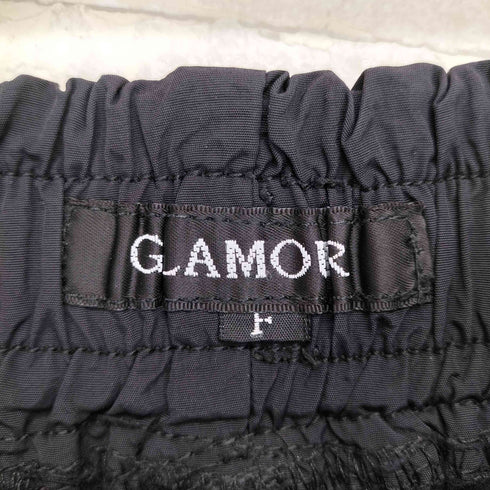グラマー glamour ドローストリング ワイドナイロン カーゴパンツ メンズ FREE