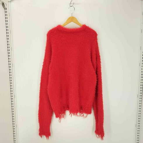m to r BROKEN SHAGGY KNIT PULLOVER メンズ US:40