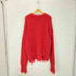 m to r BROKEN SHAGGY KNIT PULLOVER メンズ US:40