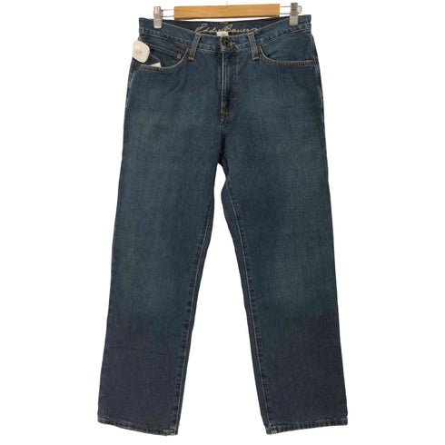 エディーバウアー Eddie Bauer 裏地チェックストレートデニムパンツ メンズ 31/30
