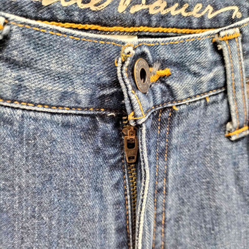 エディーバウアー Eddie Bauer 裏地チェックストレートデニムパンツ メンズ 31/30