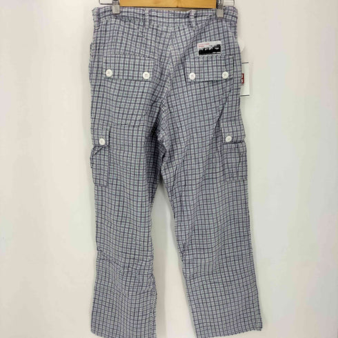 BRITISH COLUMBIA WORKWEAR シアサッカー チェックカーゴパンツ メンズ import:M