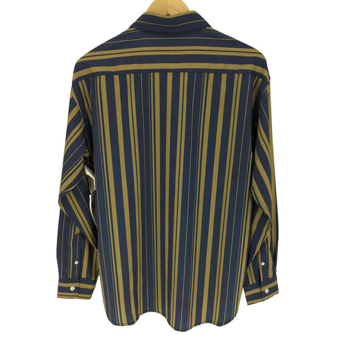 ジュンレッド JUNRed ストライプ ポリエステル L/S シャツ メンズ JPN:M