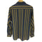 ジュンレッド JUNRed ストライプ ポリエステル L/S シャツ メンズ JPN:M