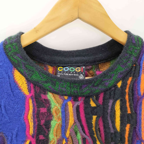 クージー COOGI 90S 総柄 3D ウールニット メンズ JPN:M