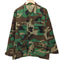 ユーエスアーミー U.S. ARMY 80S 89年製 COMBAT COAT BDU ウッドランドカモ バトル ドレス ユニフォーム リップストップ ミリタリー ジャケット メンズ S-R