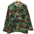 ユーエスアーミー U.S. ARMY 80S 89年製 COMBAT COAT BDU ウッドランドカモ バトル ドレス ユニフォーム リップストップ ミリタリー ジャケット メンズ S-R