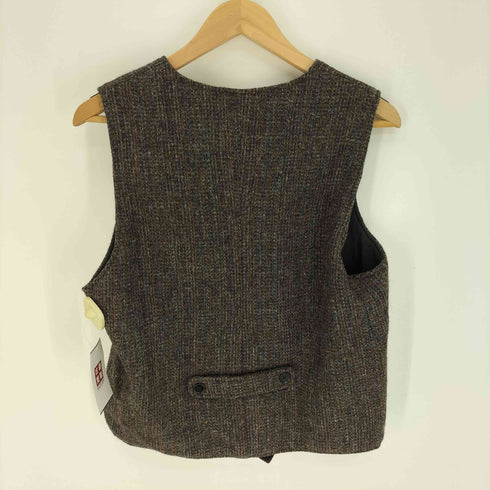 ハリスツイード Harris Tweed 70S Harris Tweed SCOTTISH WOOL 5B ツイード ベスト メンズ