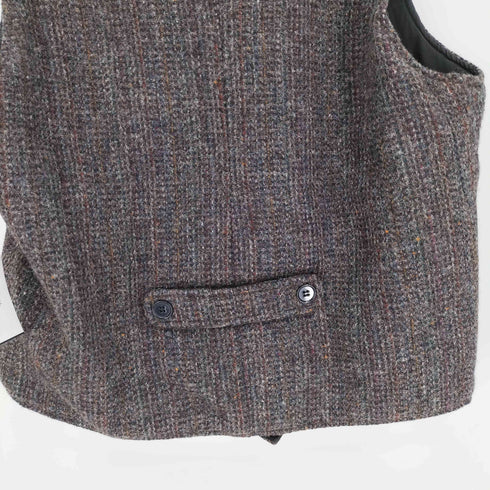 ハリスツイード Harris Tweed 70S Harris Tweed SCOTTISH WOOL 5B ツイード ベスト メンズ