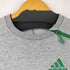アディダス adidas 横斜めジップロゴ刺繍トレーナー メンズ JPN:S