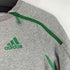 アディダス adidas 横斜めジップロゴ刺繍トレーナー メンズ JPN:S