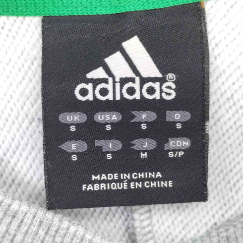 アディダス adidas 横斜めジップロゴ刺繍トレーナー メンズ JPN:S
