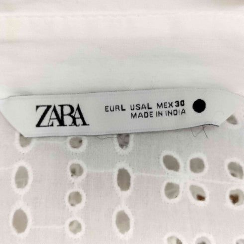 ザラ ZARA カットワークブラウス レディース JPN:L