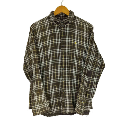 バーバリーブラックレーベル BURBERRY BLACK LABEL コットンチェックシャツ メンズ 3