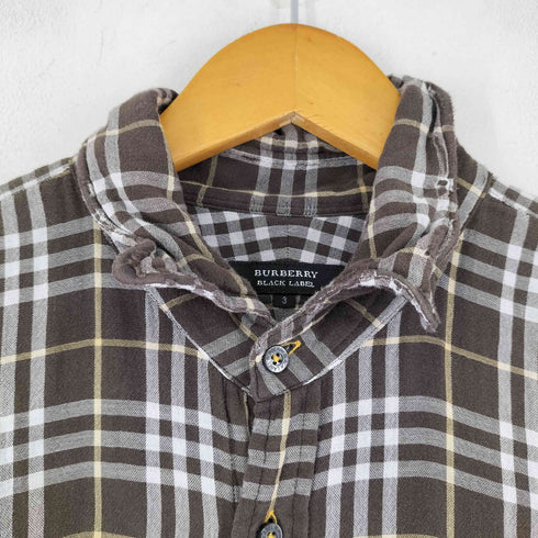 バーバリーブラックレーベル BURBERRY BLACK LABEL コットンチェックシャツ メンズ 3