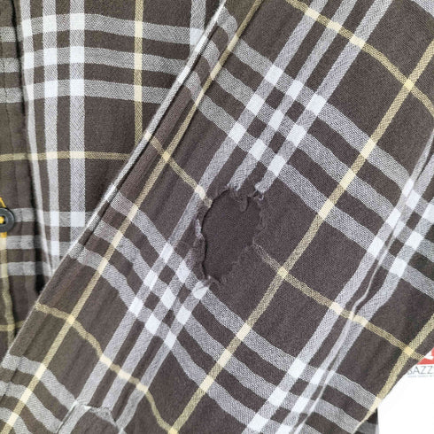 バーバリーブラックレーベル BURBERRY BLACK LABEL コットンチェックシャツ メンズ 3
