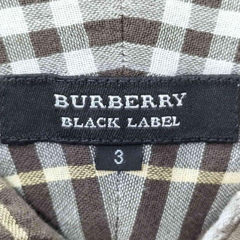 バーバリーブラックレーベル BURBERRY BLACK LABEL コットンチェックシャツ メンズ 3