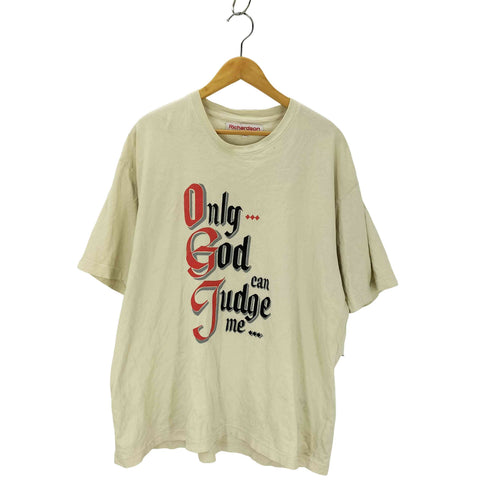 リチャードソン RICHARDSON Only God Can Judge Me T-Shirt 「オンリー・ゴッド・キャン・ジャッジ・ミー」Tシャツ メンズ JPN:XL