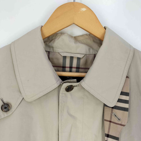 バーバリーロンドン BURBERRY LONDON 裏地ノバチェック コットンナイロン ステンカラーコート メンズ import:L