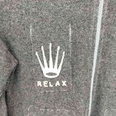90S a love movement 初期 RELAX レザーライン カシミヤジップニット メンズ