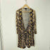 ジャストカヴァリ Just Cavalli パイソン柄 ベルテッドカーディガン ドレス レディース XS