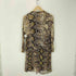 ジャストカヴァリ Just Cavalli パイソン柄 ベルテッドカーディガン ドレス レディース XS