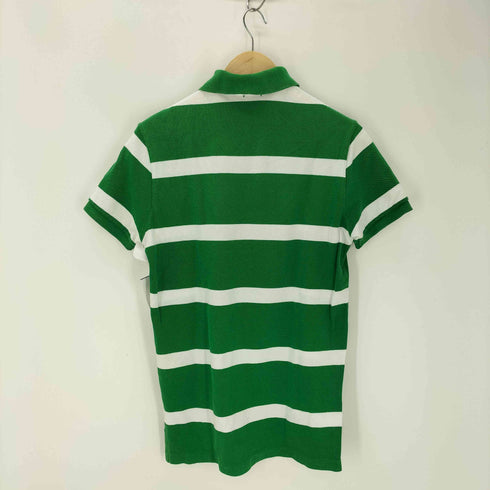 ポロラルフローレン POLO RALPH LAUREN CUSTOMFIT エンブレム ロゴ 刺繍 ボーダー ポロシャツ メンズ import:S