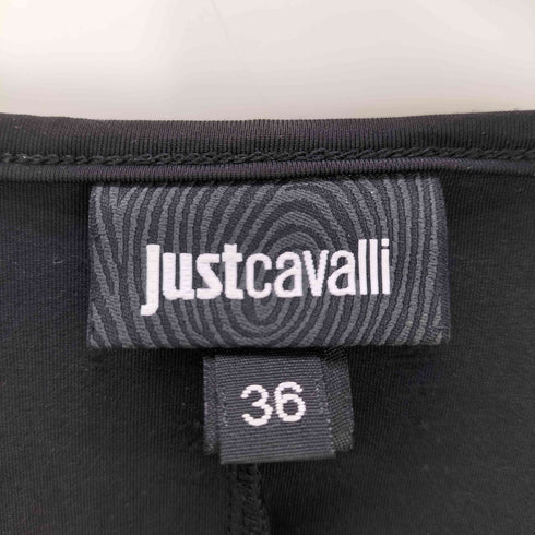 ジャストカヴァリ Just Cavalli ゼブラ模様 ノースリーブドレス レディース 36